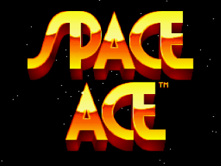 Space Ace title screen for Super Nintendo